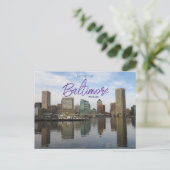 Grüße von Baltimore Maryland Postcard Postkarte (Stehend Vorderseite)