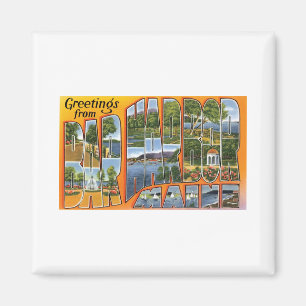 Grüße von Bar Harbour, Maine Magnet