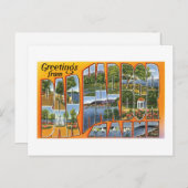 Grüße von Bar Harbour, Maine! Postkarte (Vorne/Hinten)