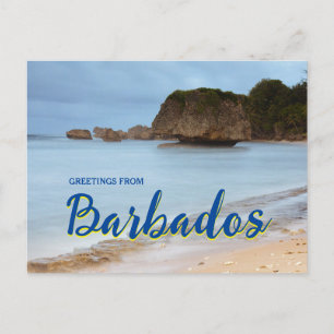 Grüße von Barbados Panoramapostkarte Postkarte