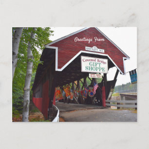 Grüße von Bartlett, NH Postcard Postkarte