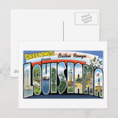 Grüße von Baton Rouge, Louisiana Postkarte (Vorne/Hinten)