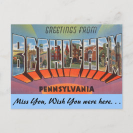 Grüße von Bethlehem Postkarte