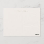 Grüße von Big Sur Vintager Postkarte (Rückseite)