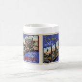 Grüße von Biloxi MS Coffee Postcard Tasse (Mittel)