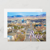 Grüße von Boise Idaho Postcard Postkarte (Vorne/Hinten)