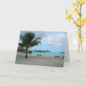 Grüße von Bora Bora Karte (Gelbe Blume)