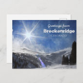 Grüße von Breckenridge Colorado Landschaftlich Postkarte (Vorne/Hinten)