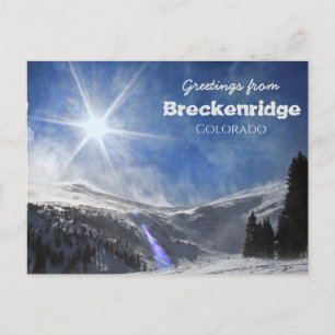 Grüße von Breckenridge Colorado Landschaftlich Postkarte