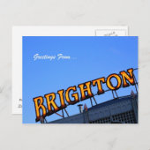 Grüße von BRIGHTON Postkarte (Vorne/Hinten)