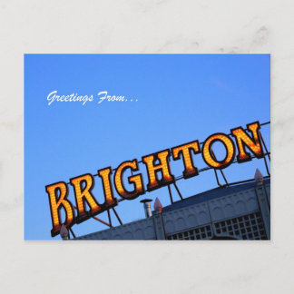 Grüße von BRIGHTON Postkarte