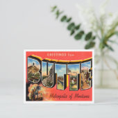 Grüße von Butte, Montana Vintage Travel Postkarte (Stehend Vorderseite)
