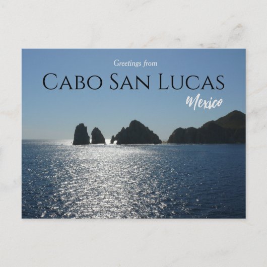 Grüße von Cabo San Lucas Mexico Postcard Postkarte (Vorderseite)