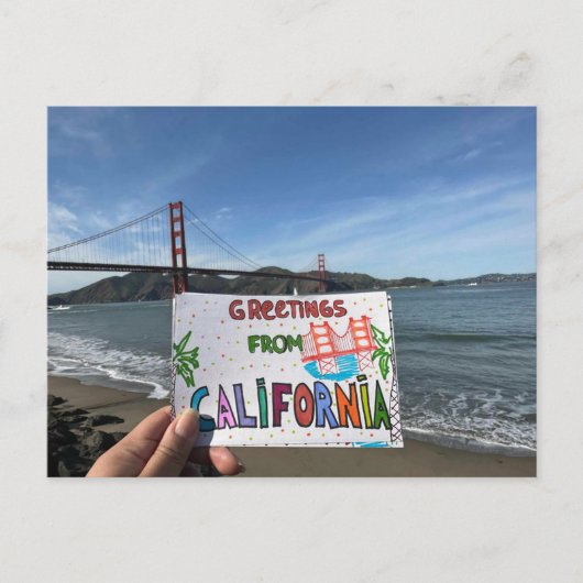 Grüße von... California! Postkarte (Vorderseite)