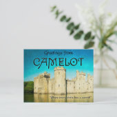 Grüße von Camelot Postkarten (Stehend Vorderseite)