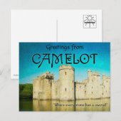 Grüße von Camelot Postkarten (Vorne/Hinten)