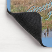 Grüße von Cape Hatteras OBX Mousepad (Ecke)