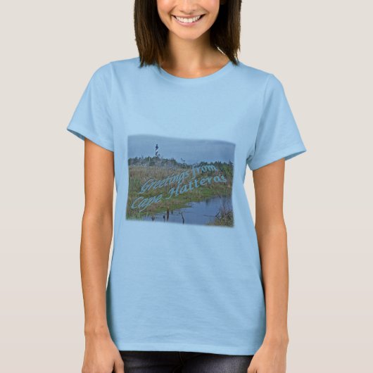 Grüße von Cape Hatteras OBX T-Shirt (Vorderseite)