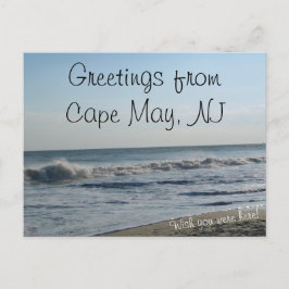 Grüße von Cape May, NJ Postkarte