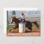 Grüße von Casa Grande, Arizona Postkarte (Vorne/Hinten)