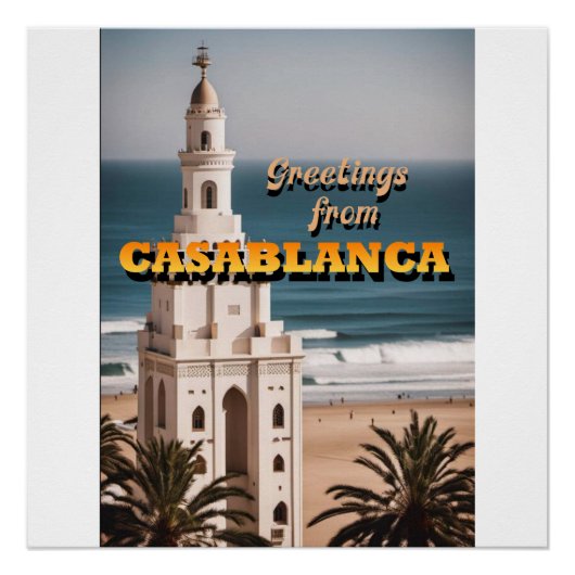 Grüße von Casablanca Poster (Vorderseite)