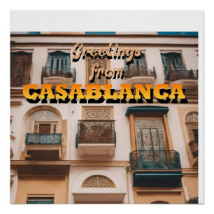 Grüße von CASABLANCA Poster