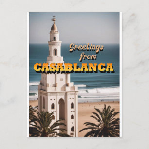 Grüße von Casablanca Postkarte