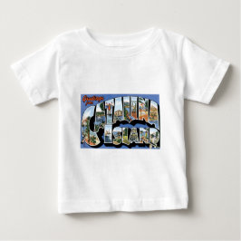 Grüße von Catalina-Insel, Kalifornien! Baby T-shirt