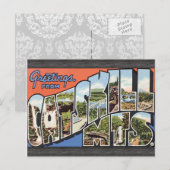 Grüße von Catskill Mts., Vintag Postkarte (Vorne/Hinten)