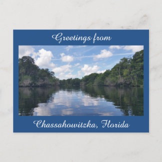 Grüße von Chassahowitzka Florida Postkarte