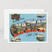 Grüße von Chatham, Cape Cod, Massachusetts Postkarte (Vorne/Hinten)