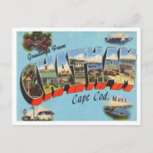 Grüße von Chatham, Cape Cod, Massachusetts Postkarte (Vorderseite)