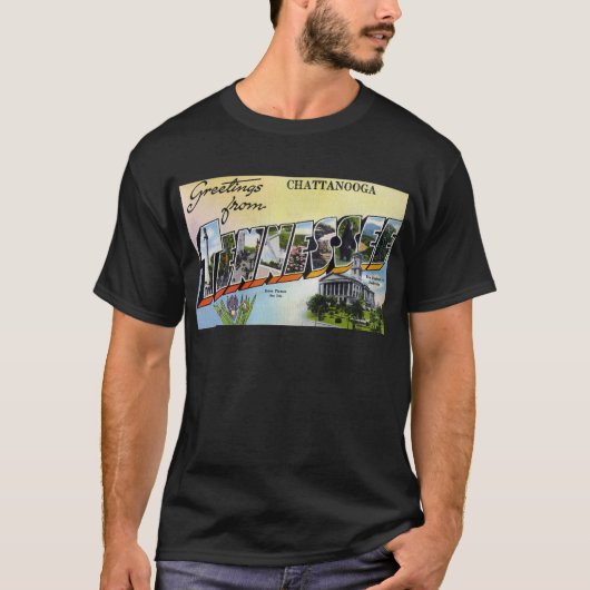 Grüße von Chattanooga Tennesee T-Shirt (Vorderseite)
