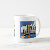Grüße von Chicago Illinois Kaffeetasse (VorderseiteRechts)