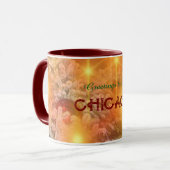 Grüße von CHICAGO Tasse (Vorderseite Links)