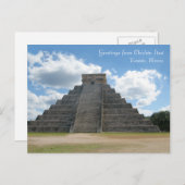 Grüße von Chichén Itzá, Mexiko Postkarte (Vorne/Hinten)