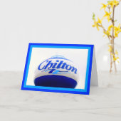 Grüße von Chilton Wisconsin! Karte (Gelbe Blume)