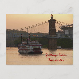 Grüße von Cincinnati Postkarte