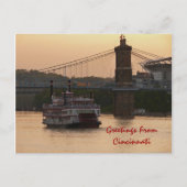 Grüße von Cincinnati Postkarte (Vorderseite)