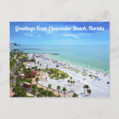Grüße von Clearwater Beach, Florida Postkarte (Vorderseite)