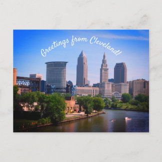 Grüße von Cleveland-Postkarte Postkarte