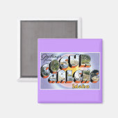 Grüße von Coeur d'Alene, Idaho! Magnet (Vorderseite/Rückseite)