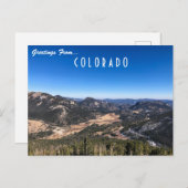 Grüße von Colorado Postcard Postkarte (Vorne/Hinten)