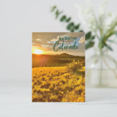 Grüße von Colorado Postcard Postkarte (Stehend Vorderseite)