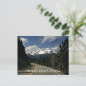 Grüße von Colorado Postcard Postkarte (Stehend Vorderseite)