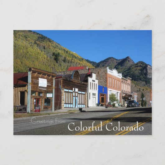 Grüße von Colorful Rico Colorado Postkarte (Vorderseite)