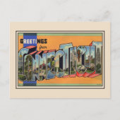 Grüße von Connecticut Vintag Postcard Postkarte (Vorderseite)