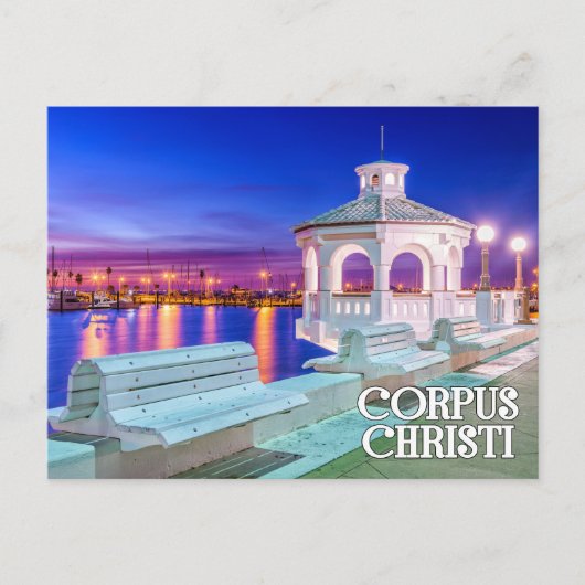 Grüße von Corpus Christi, Texas Postkarte (Vorderseite)