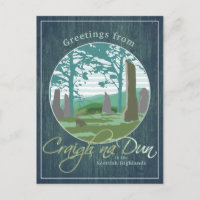 Grüße von Craigh na Dun Outlandish Postcard