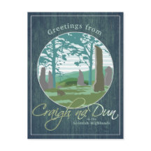 Grüße von Craigh na Dun Outlandish Postcard